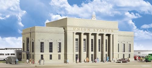 Walthers Cornerstone Series Plastic Kits N Scale Union Station - 16 x 6 x 5-1/2" 40 x 15 x 16.2cm