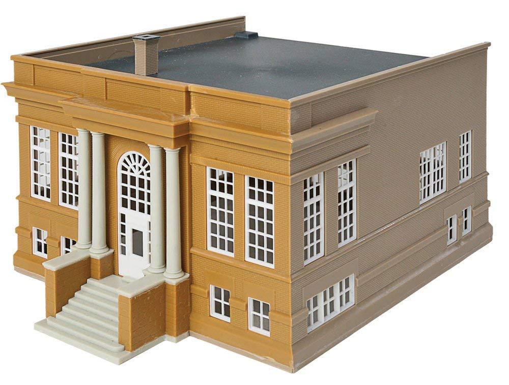 Walthers Cornerstone Public Library 933-3493 HO Scale Model Railroad - Structure Kit