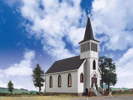 Walthers Cornerstone Cottage Grove Church 933-3655 HO Scale Model Railroad - Structure Kit