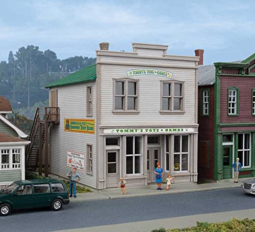 Walthers Cornerstone HO Scale Tommy's Toys & Games - Kit - 6-3/4 x 4-1/4 x 5-1/2"