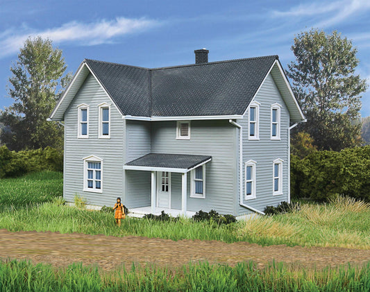 Walthers Cornerstone Tillman Farm House 933-3789 HO Scale Model Railroad - Structure Kit