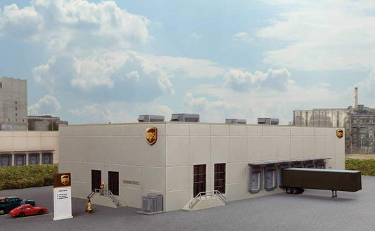 Walthers 933-3863 UPS-Hub mit Kundencenter Model kit, Various