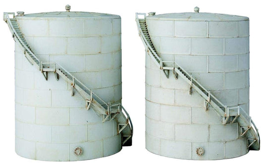 Walthers Cornerstone N Scale BuildingStructure Kit Industrial Oil Storage Tank(WH933-3893)