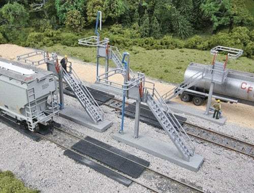 Walthers Cornerstone 933-4037 Modern Loading Racks (4) by Walthers