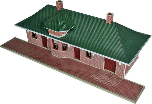 Walthers Cornerstone Pella Depot 933-4054 HO Scale Model Railroad - Structure Kit