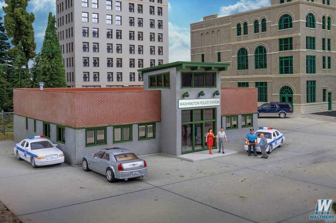 Walthers Modern Police Station KIT