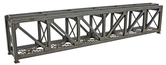 Walthers Cornerstone 109' Single-Track Pratt Deck Truss Railroad Bridge 933-4520 HO Scale Model Railroad - Structure Kit