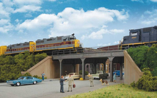 Walthers Cornerstone - Urban Steel Overpass - Kit - HO