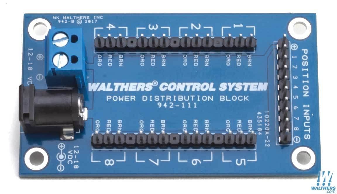 Walthers Controls Walthers Layout Control System-Distribution Block 942-111 Any Scale Model Railroad - Track System