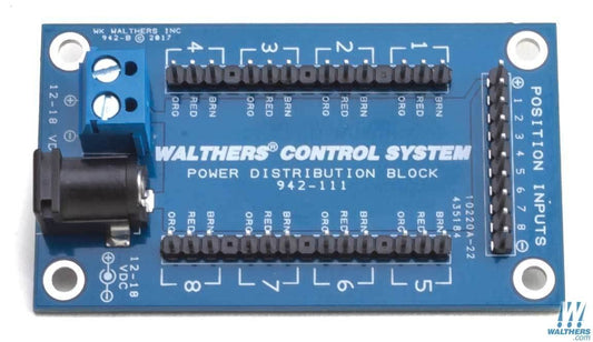 Walthers Controls Walthers Layout Control System-Distribution Block 942-111 Any Scale Model Railroad - Track System