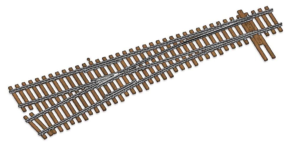 Walthers Left Turnout - NO 6 - Code 83