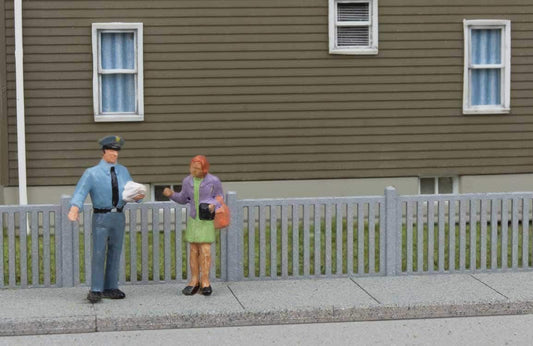 Walthers SceneMaster HO Scale Metal Fence - Kit - 48-7/8in Overall Length