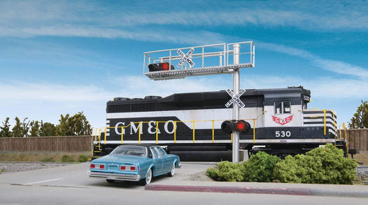 Walthers SceneMaster Modern Cantilever Grade Crossing Signal-Single-Lane 949-4331 HO Scale Model Railroad - Signals Kit