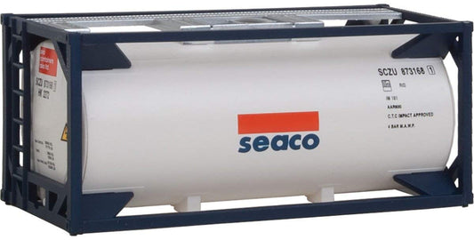 Walthers SceneMaster HO Scale Model of SEACO 20' Tank Container (949-8101)