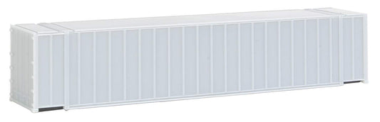 Walthers SceneMaster HO Scale Model of Undecorated 48' Ribbed Side Container