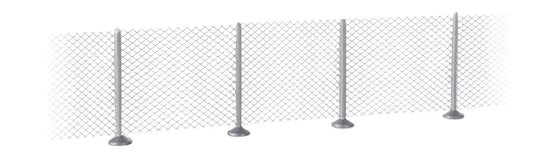 Walthers SceneMaster N Scale Metal Industrial Fence/Chain Link Style Mesh