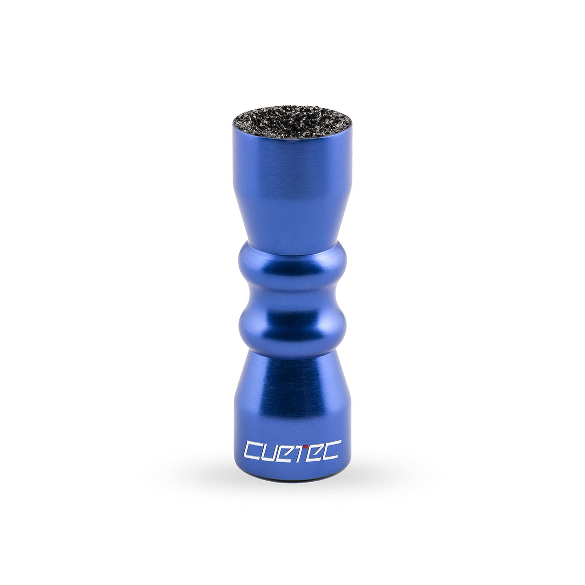 Cuetec 3-in-1 Bowtie Cue Tip Tool with Scuffer, Shaper, Pool Aerator, Blue - Portable Aluminum Snooker Tip - Premium Billiard and Pool Accessories