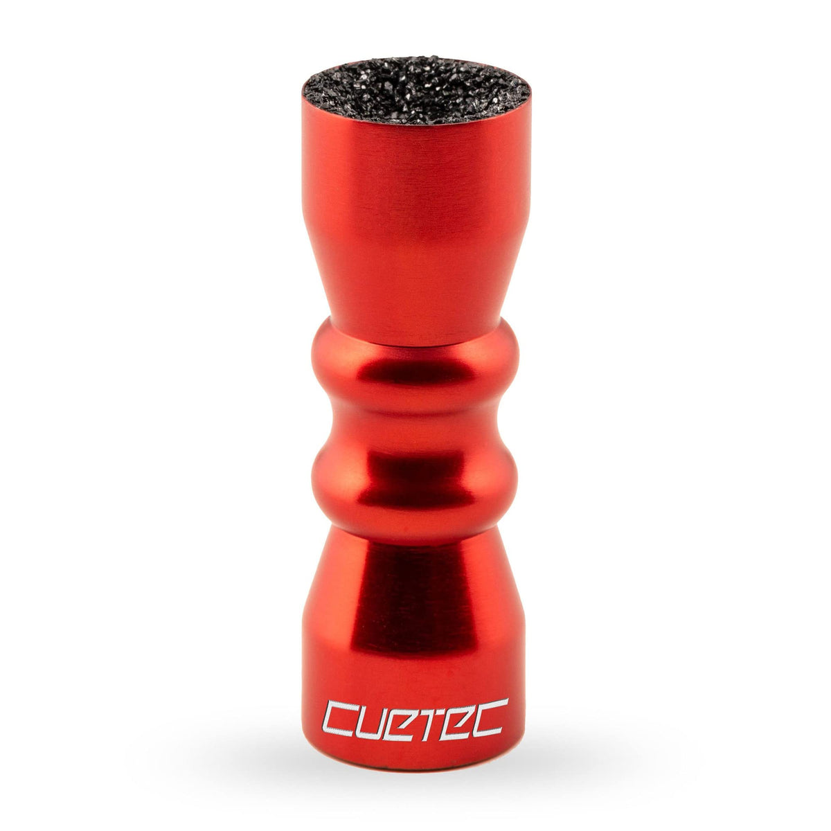 Cuetec 3-in-1 Bowtie Cue Tip Tool with Scuffer, Shaper, Pool Aerator, Red - Portable Aluminum Snooker Tip - Premium Billiard and Pool Accessories