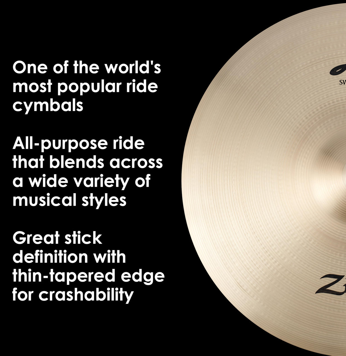 Zildjian A0079 21" A Sweet Ride Cymbal