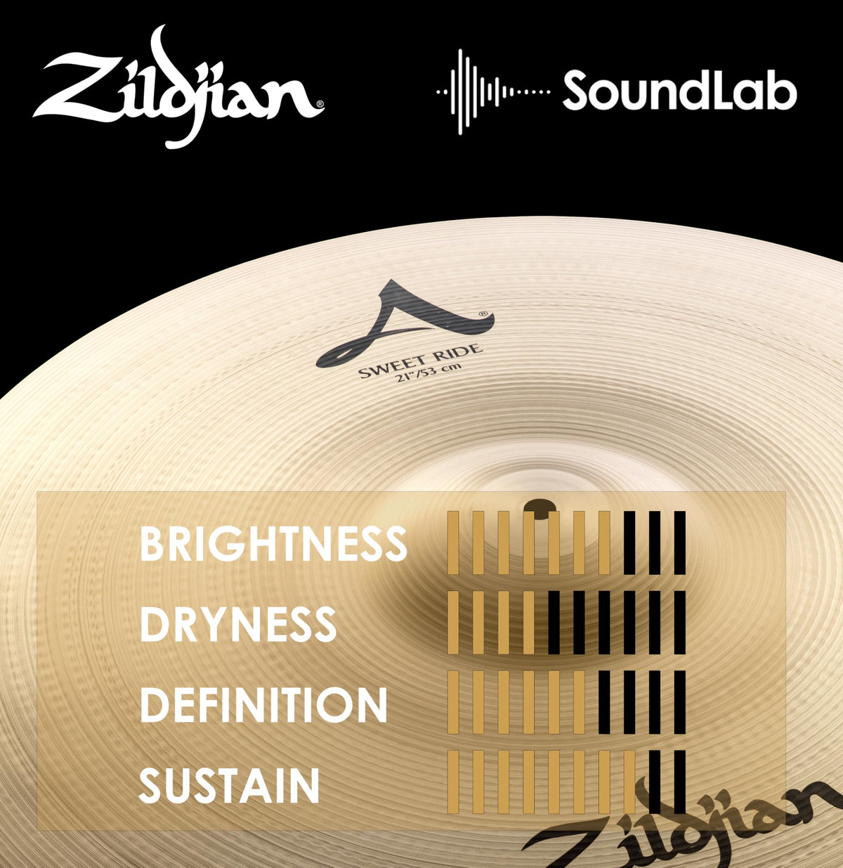 Zildjian A0079 21" A Sweet Ride Cymbal
