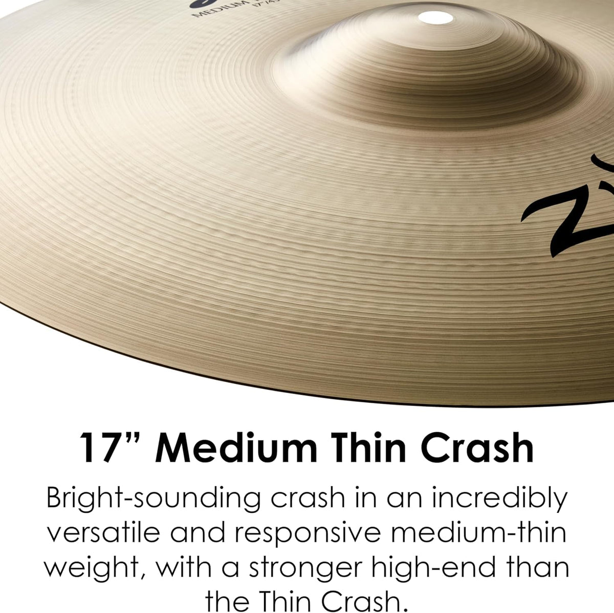 Zildjian 17" A Series Medium Thin Crash Cymbal