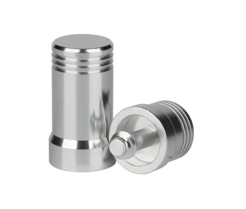 Action Threaded Aluminum 3/8 x 10 Joint Protector - Silver