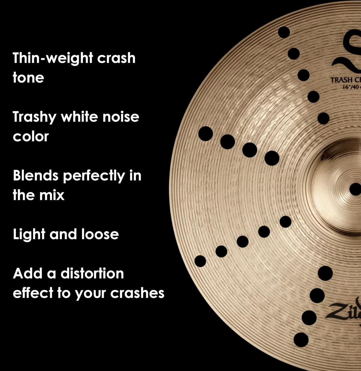 Zildjian S16TCR 16" S Trash Crash Cymbal