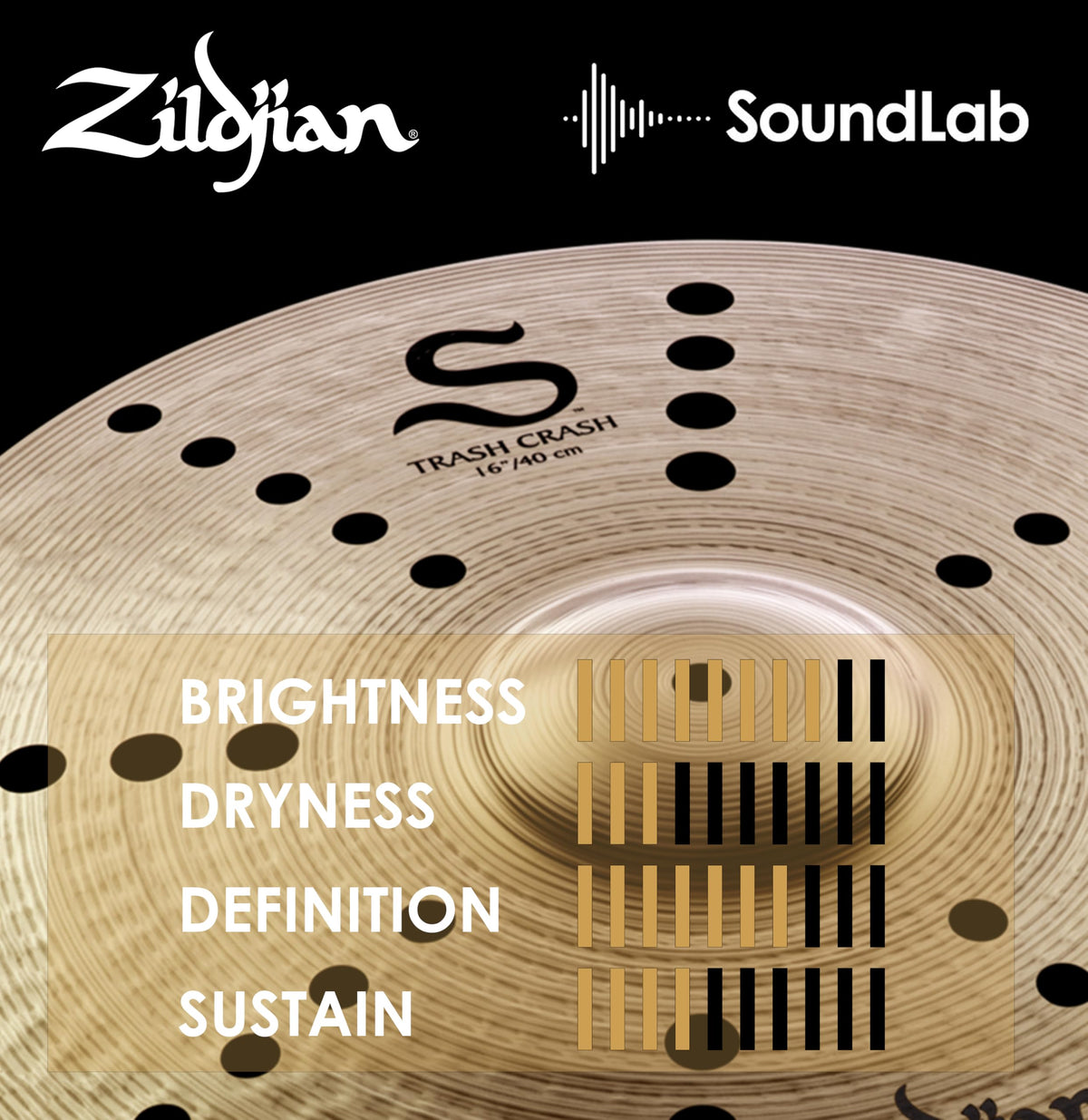 Zildjian S16TCR 16" S Trash Crash Cymbal