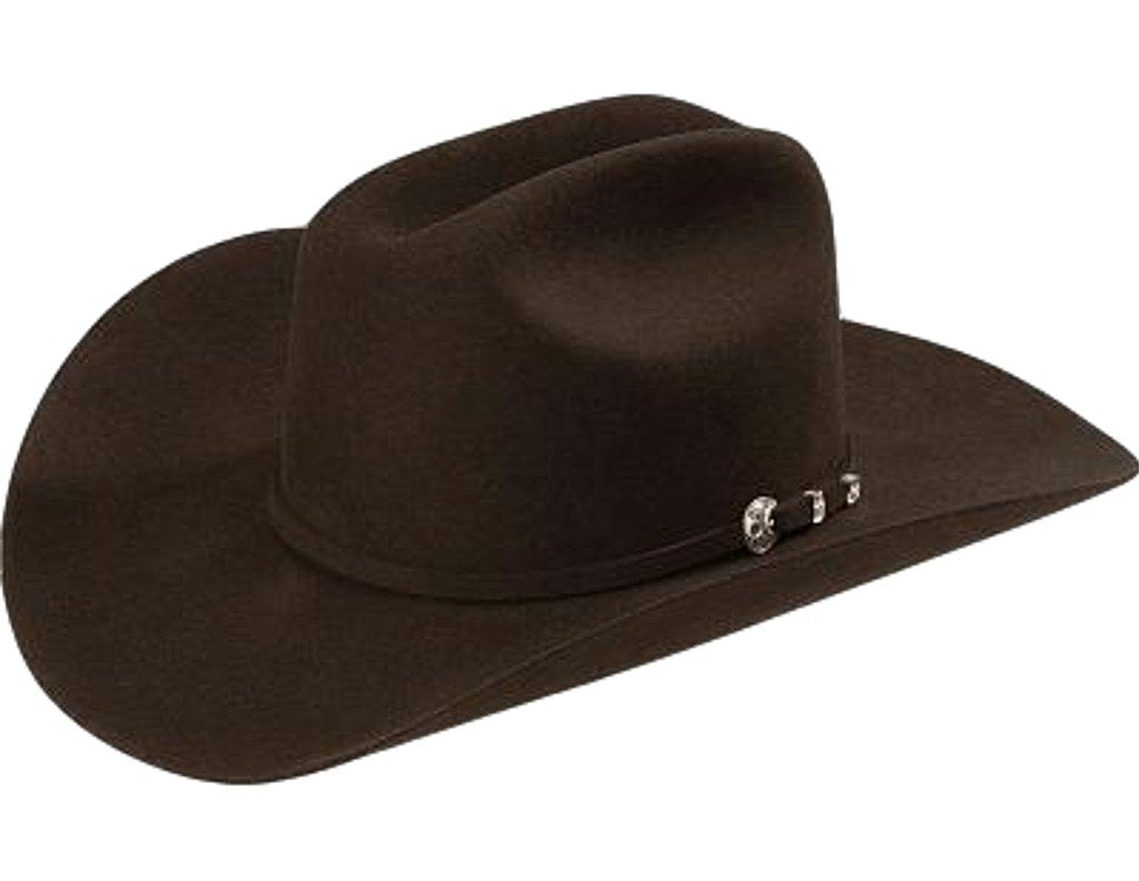 Stetson Men's 4X Corral Wool Felt Cowboy Hat Chocolate 7 5/8