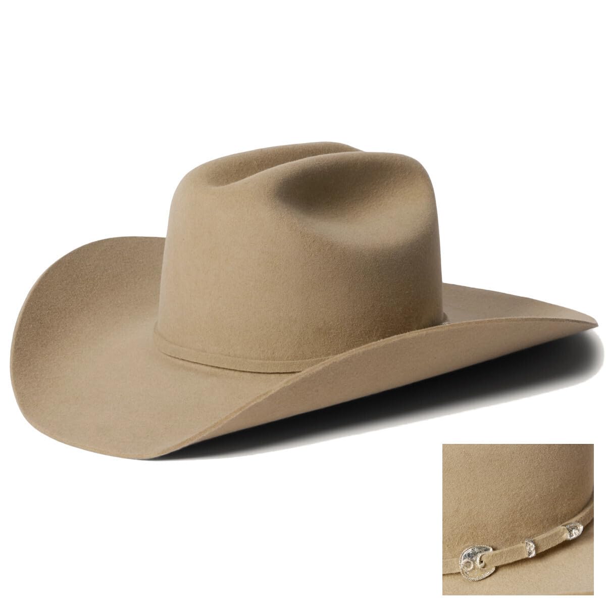 Stetson Men's 4X Corral Wool Cowboy Hat Sand 7 1/8