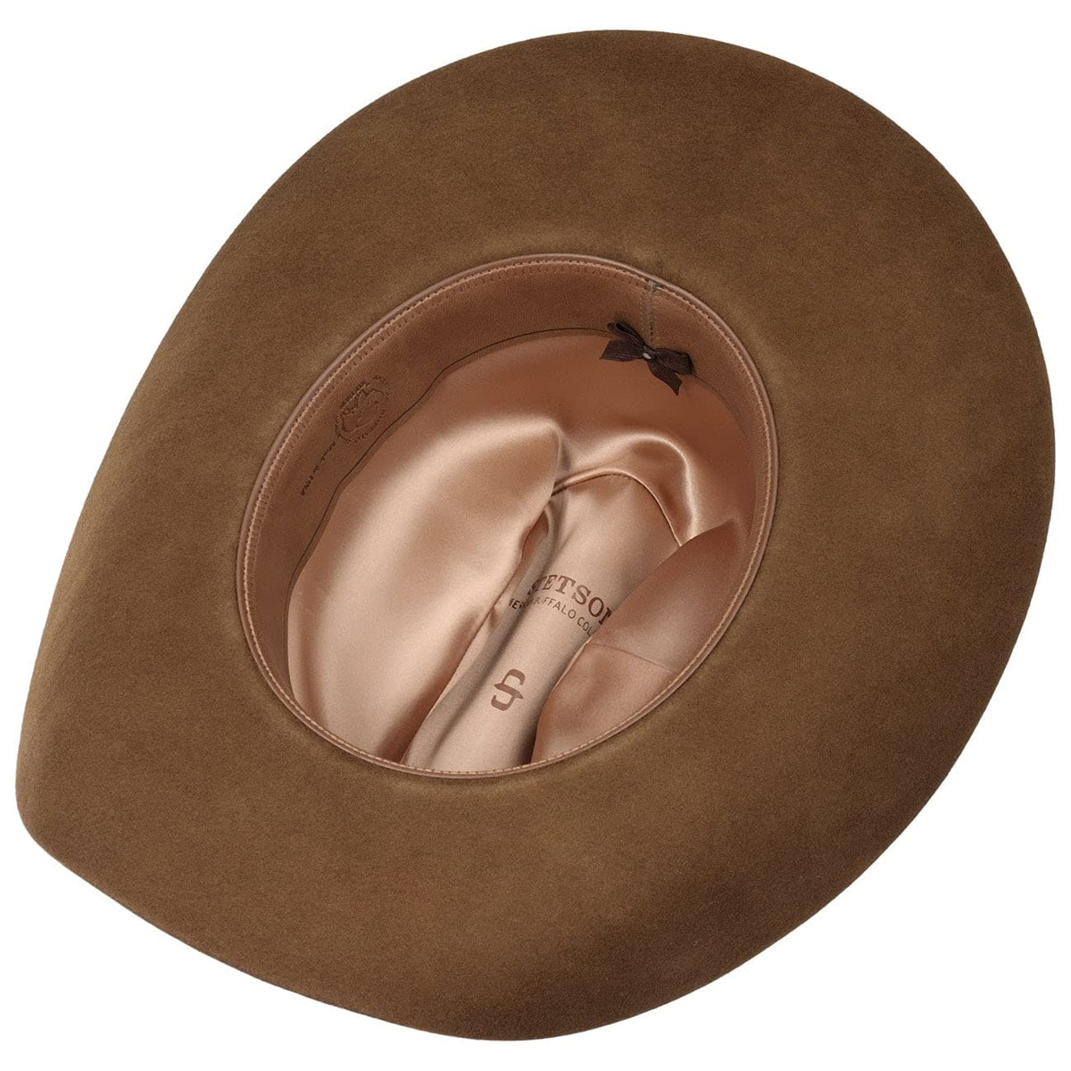 Stetson Powder River Western Hat Men Brown 7 5/8