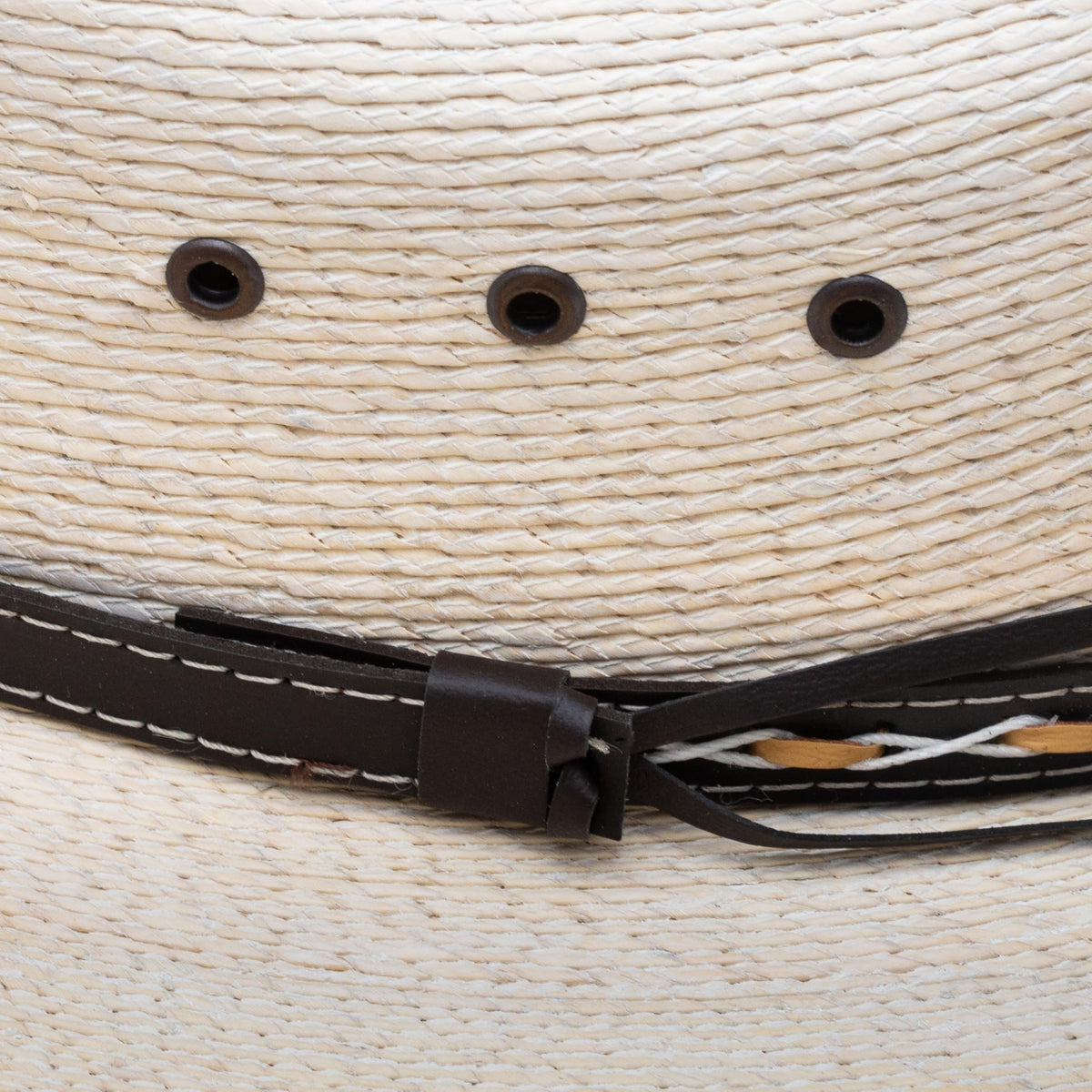 Stetson SSSQRE-7940 Square Eyelets Reg Oval Hat (US, Numeric, 7 3/4, Natural)