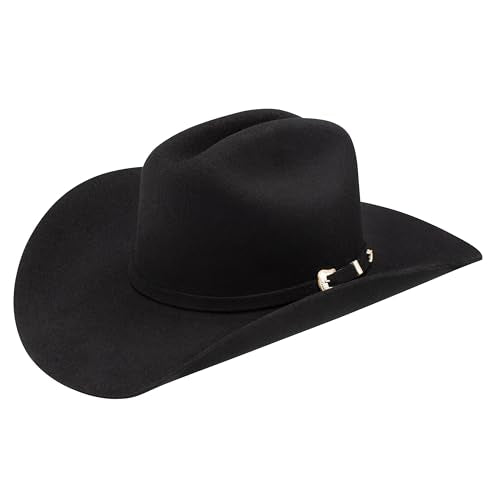 Stetson Oak Ridge Cowboy Hat, Color: Black, Size: 7.375 (SWOAKR-72400773)