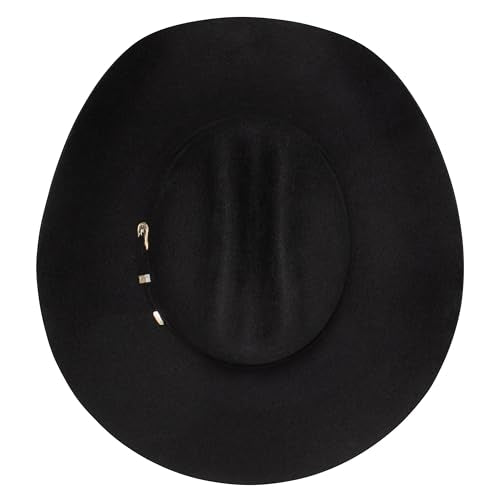 Stetson Oak Ridge Cowboy Hat, Color: Black, Size: 7.375 (SWOAKR-72400773)