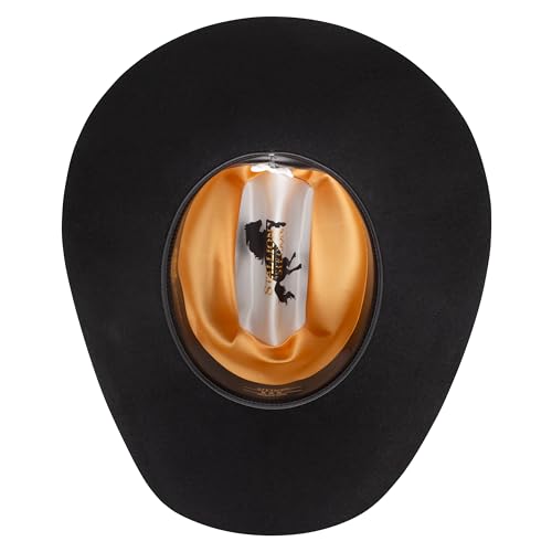 Stetson Oak Ridge Cowboy Hat, Color: Black, Size: 7.375 (SWOAKR-72400773)