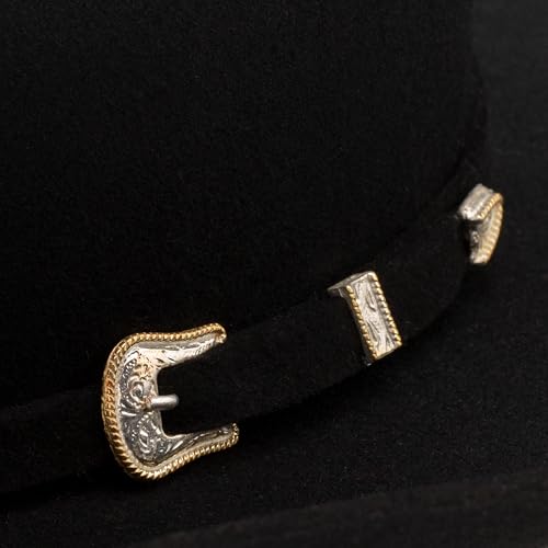 Stetson Oak Ridge Cowboy Hat, Color: Black, Size: 7.375 (SWOAKR-72400773)