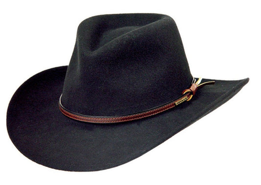 Stetson Bozeman Outdoor Hat, Color: Black, Size: 2XL (TWBOZE-8130072X)