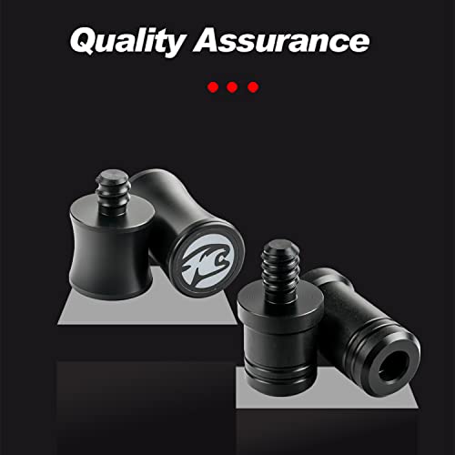 CRICAL Billiard Cue Joint Protectors, Plastic Pool Cue Joint Protector Set, Thread Protector for Shaft and Butt, Protects Joint Pin and Threads (3/8x10 Pin)