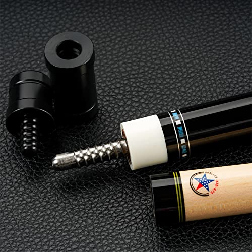 CRICAL Billiard Cue Joint Protectors, Plastic Pool Cue Joint Protector Set, Thread Protector for Shaft and Butt, Protects Joint Pin and Threads (3/8x10 Pin)