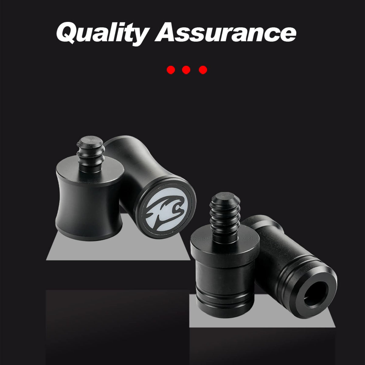 CRICAL Billiard Cue Joint Protectors, Plastic Pool Cue Joint Protector Set, Thread Protector for Shaft and Butt, Protects Joint Pin and Threads (Uni-Loc)