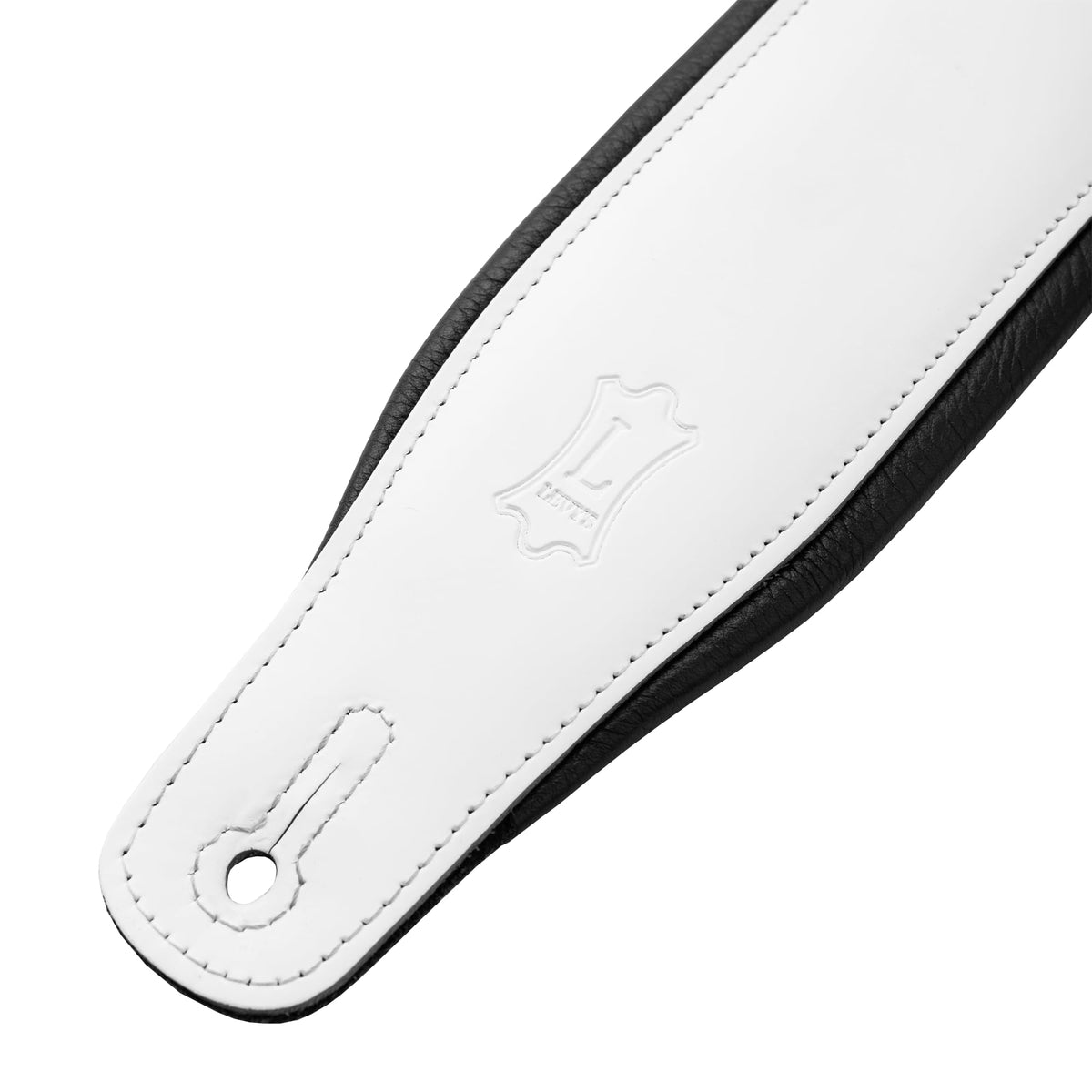 Levy's 3" Panda Top Grain Leather Guitar Strap