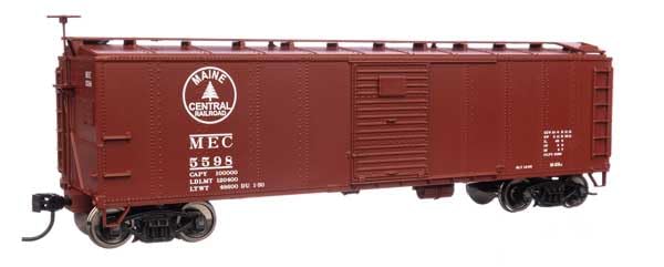 Walthers Mainline 910-40963 HO Scale 40' Early X29 Boxcar - Ready to Run - Maine Central #5598