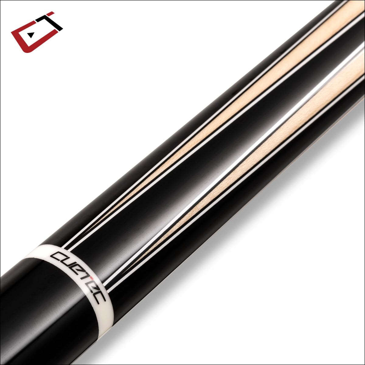 Cuetec Avid Era Sneaky Pete Style Pool Cue (Natural 6 Point No Wrap, 12.75mm)