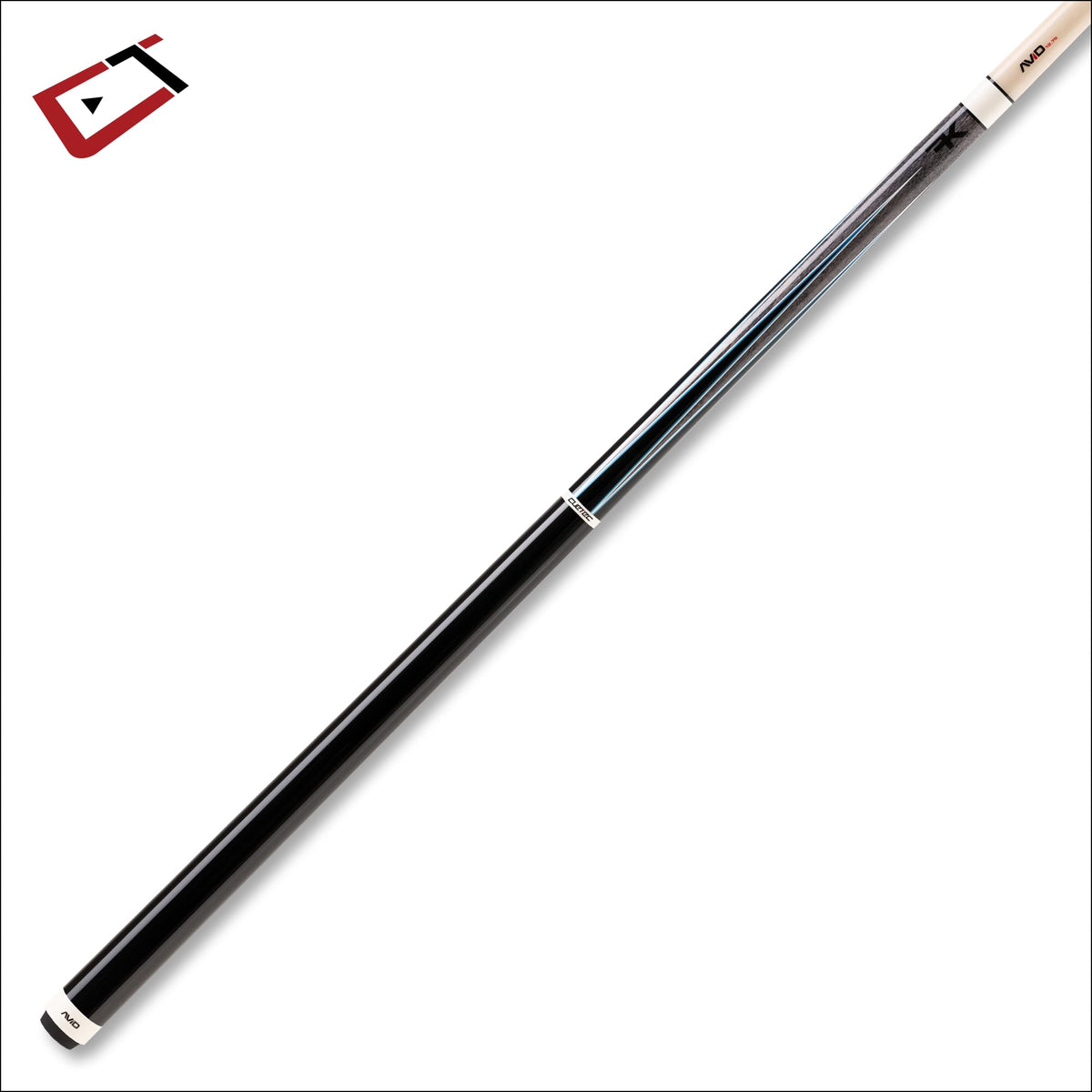 Cuetec Avid Era Sneaky Pete Style Pool Cue (Grey 6 Point No Wrap, 12.25mm)