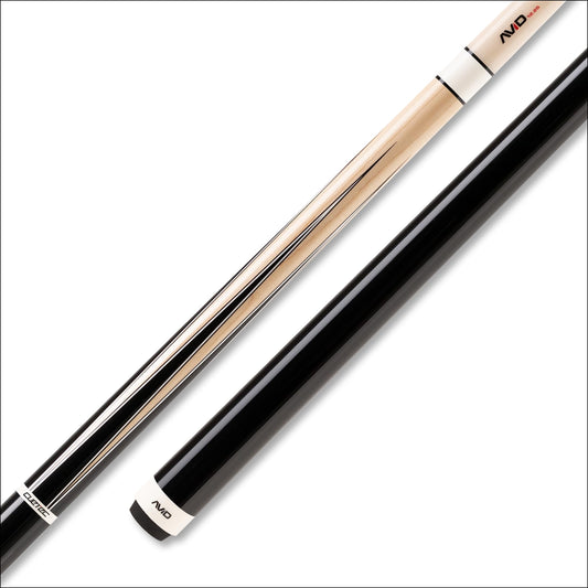 Cuetec Avid Era Sneaky Pete Style Pool Cue (Natural 6 Point No Wrap, 12.25mm)