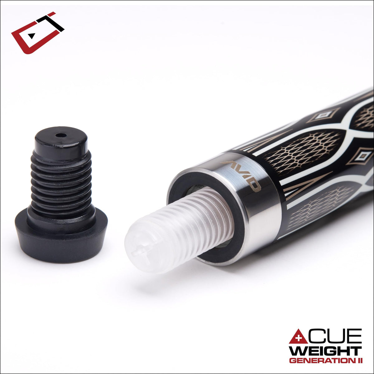 Cuetec Avid Opt-X Series Pool Cue (Gold, 12.25MM)