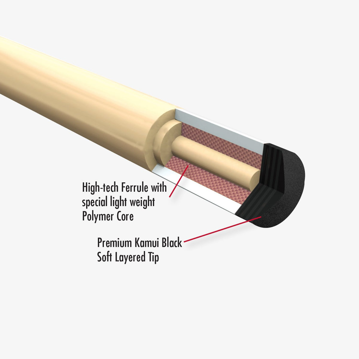 Players HXT96 Pure X Black/White Cocobolo Ring Inlay Pool/Billiards Cue Stick