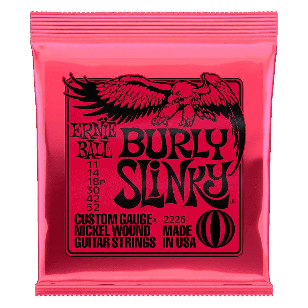 ERNIE BALL 2226 Burly Slinky 11-52 Electric Guitar Strings x 3 Set