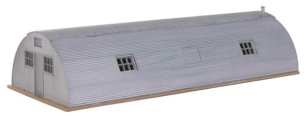 Walthers Cornerstone 933-3560 HO Scale Quonset Hut - Kit - 6-9/16 x 2-3/4 x 1-1/2" 16.6 x 6.9 x 3.8cm