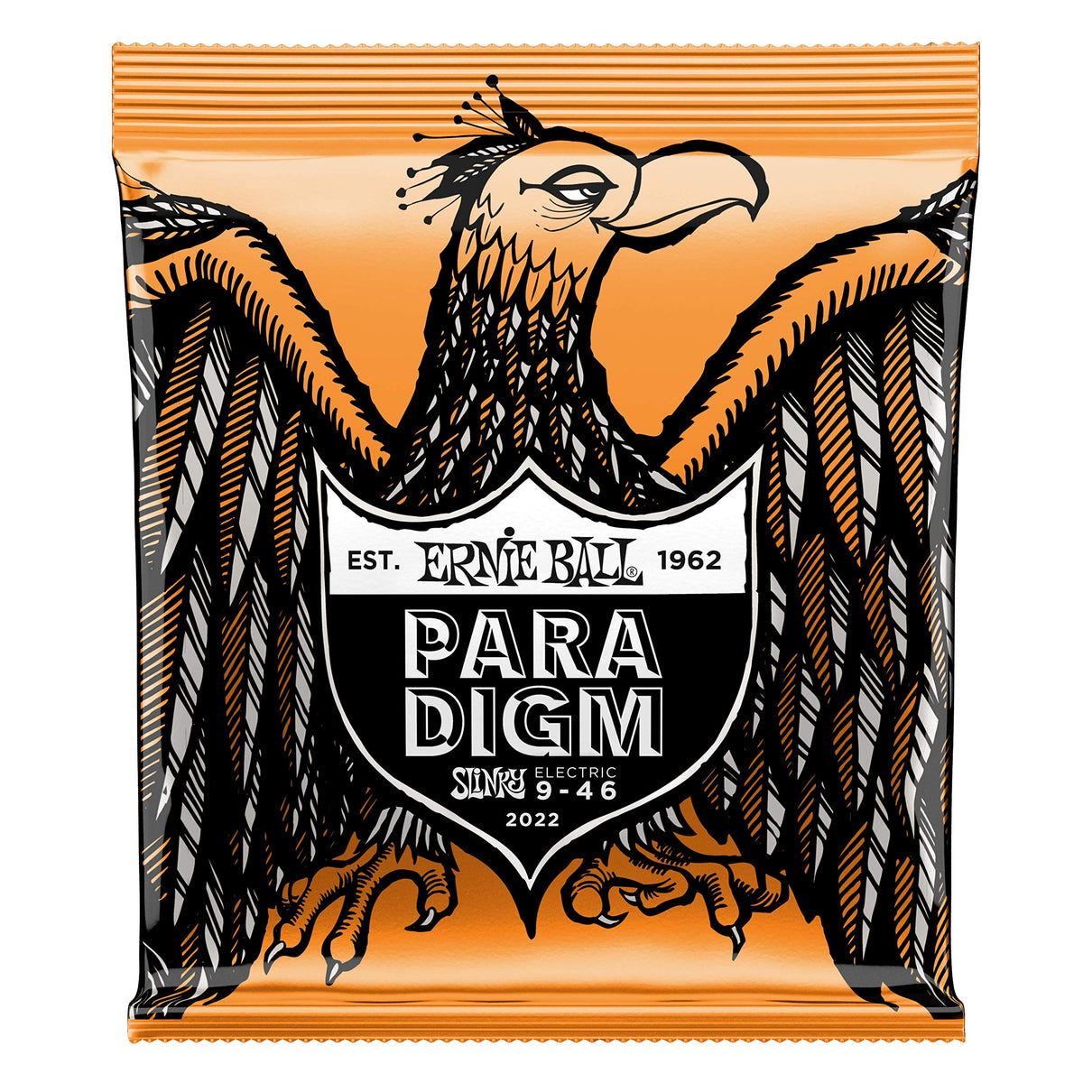 3 PACK Ernie Ball 2022 Paradigm Electric Guitar Strings Hybrid Slinky Single Set 9-46